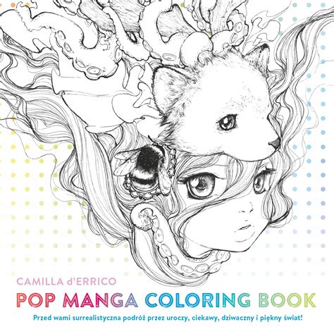 pop manga coloring book